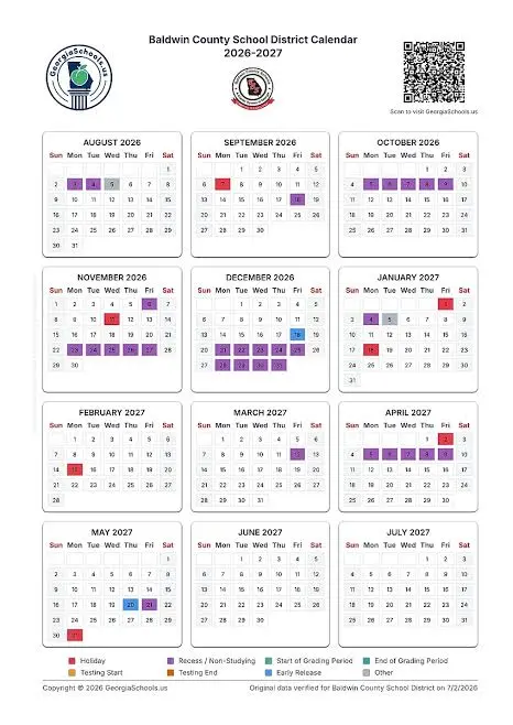 Baldwin County Alabama Schools Calendar