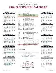Adams County Idaho Schools Calendar