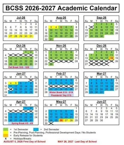Bartow County Georgia Schools Calendar