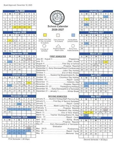 Burke County Georgia Schools Calendar