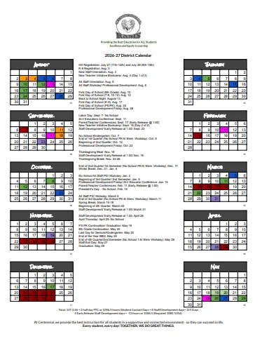 Costilla County Colorado Schools Calendar