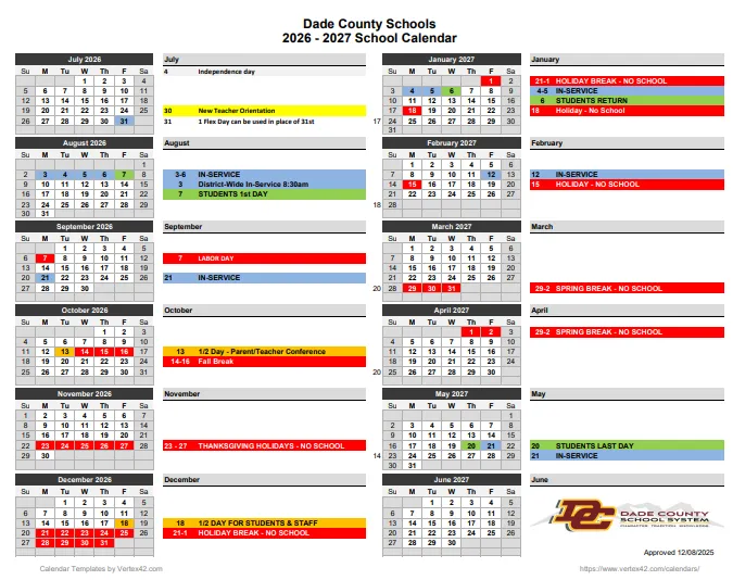 Dade County Georgia Schools Calendar