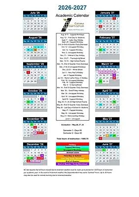 Glenn County California Schools Calendar