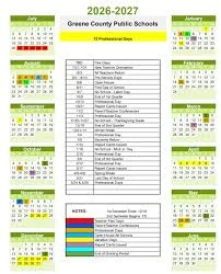 Greene County Arkansas Schools Calendar