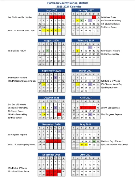 Haralson County Georgia Schools Calendar