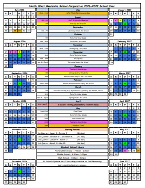 Hendricks County Indiana Schools Calendar