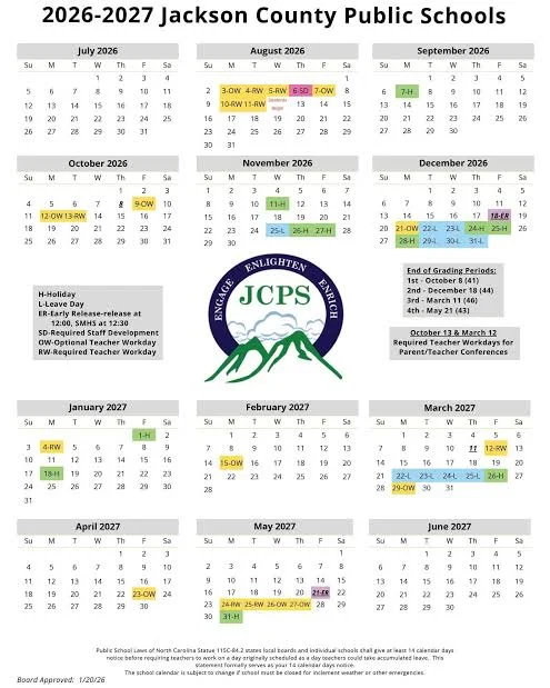 Jackson County Alabama Schools Calendar