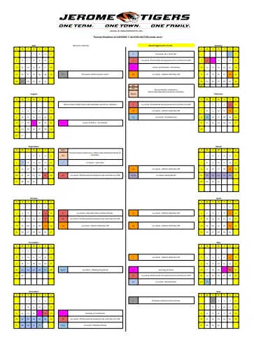 Jerome County Idaho Schools Calendar