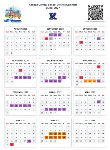 Kendall County Illinois Schools Calendar