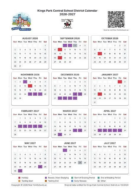 Kings County California Schools Calendar