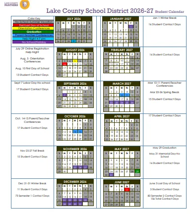 Lake County Colorado Schools Calendar
