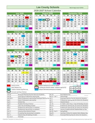 Lee County Arkansas Schools Calendar