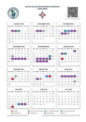 Lincoln County Arkansas Schools Calendar