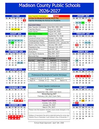 Madison County Arkansas Schools Calendar