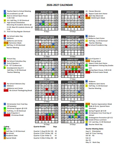 Monroe County Illinois Schools Calendar