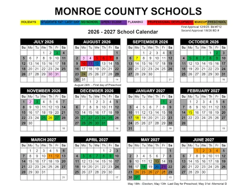 Monroe County Arkansas Schools Calendar
