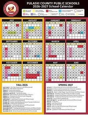 Pulaski County Arkansas Schools Calendar