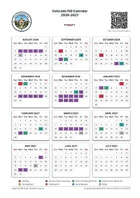 San Juan County Colorado Schools Calendar