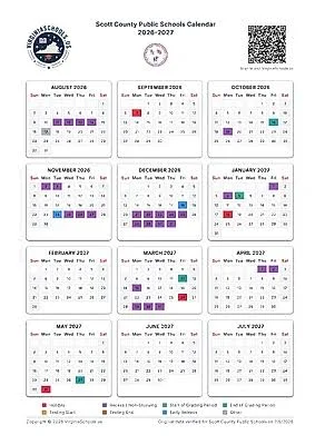 Scott County Arkansas Schools Calendar