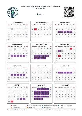 Spalding County Georgia Schools Calendar