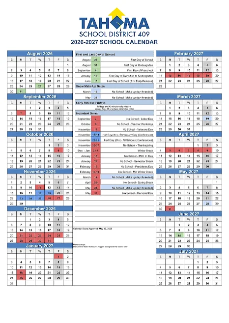 Tehama County California Schools Calendar